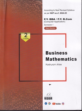 BUSINESS MATHEMATICS | PARSHURAM AHIRE | VISION