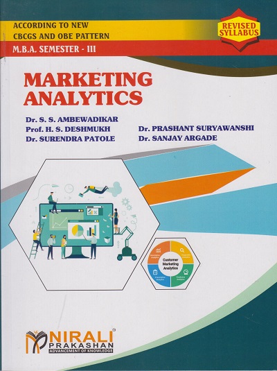 MARKETING ANALYTICS For MBA Semester 3 | Nirali Prakashan
