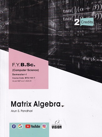 MATRIX ALGEBRA | ARUN S PANDHARI | VISION