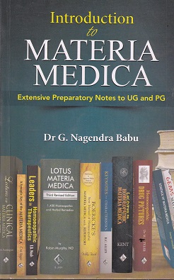 INTRODUCTION TO MATERIA MEDICA | DR G NAGENDRA BABU | BJAIN