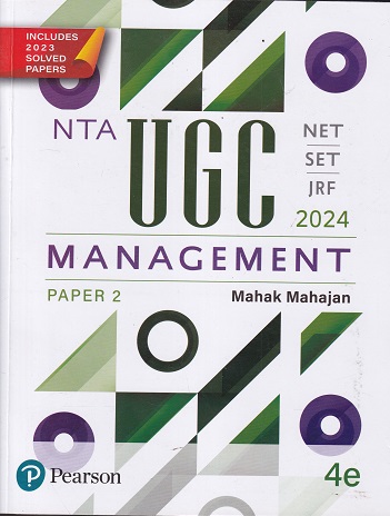 NTA UGC NET SET JRF 2024 MANAGEMENT PAPER II | MAHAK MAHAJAN | PEARSON
