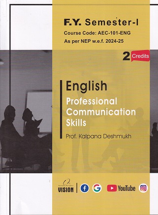 ENGLISH PROFESSIONAL COMMUNICATION SKILLS | KALPANA DESHMUKH | VISION