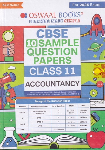 CBSE 10 SAMPLE QUESTION PAPERS CLASS 11 ACCOUNTANCY | OSWAAL BOOKS