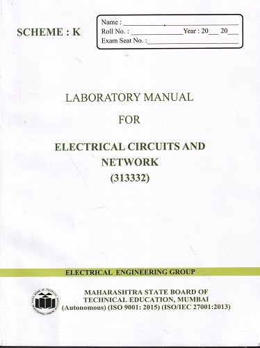 LABORATORY MANUAL FOR ELECTRICAL CIRCUITS AND NETWORK - MSBTE K SCHEME | BRILLIANT