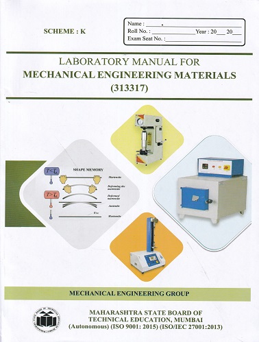 LABORATORY MANUAL FOR MECHANICAL ENGINEERING MATERIALS - MSBTE K SCHEME | BRILLIANT