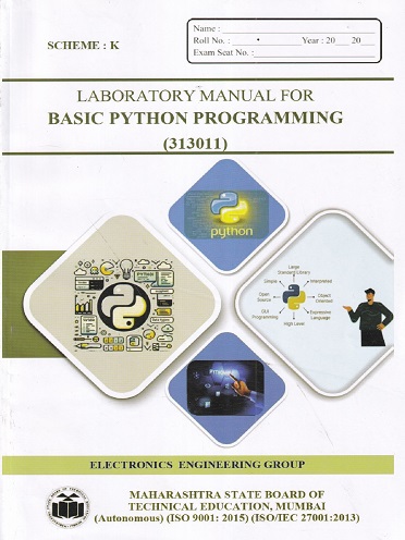 LABORATORY MANUAL FOR BASIC PYTHON PROGRAMING - MSBTE K SCHEME | BRILLIANT