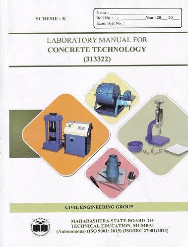 LABORATORY MANUAL FOR CONCRETE TECHNOLOGY - MSBTE K SCHEME | BRILLIANT