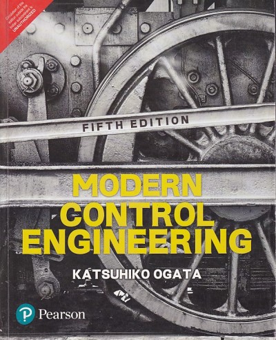 MODERN CONTROL ENGINEERING | KATSUHIKO OGATA | Pearson