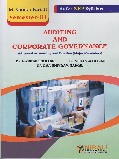AUDITING AND CORPORATE GOVERNANCE (Advanced Accounting and Taxation) for M.Com. Part 2 Semester 3
