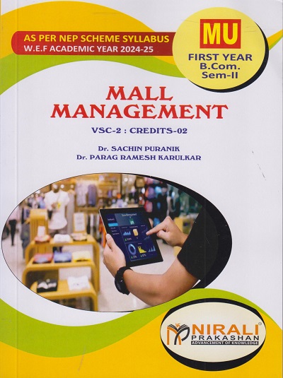 MALL MANAGEMENT for First Year (MU) BCom Semester 2