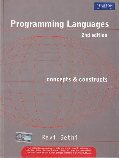 PROGRAMMING LANGUAGES | RAVI SETHI | Pearson