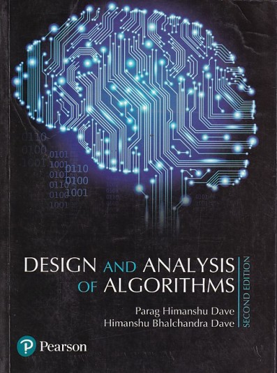 DESIGN AND ANALYSIS OF ALGORITHMS | PARAG HIMANSHU DAVE , HIMANSHU BHALCHANDRA DAVE | Pearson