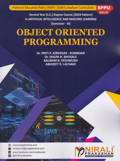 OBJECT ORIENTED PROGRAMMING for SPPU Second Year [SE] Degree in AIML Semester 3 | Dr. Priti P. Jorvekar | Nirali Prakashan