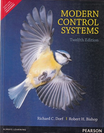 MODERN CONTROL SYSTEMS | RICHARD C. DOFT , ROBERT H. BISHOP | Pearson