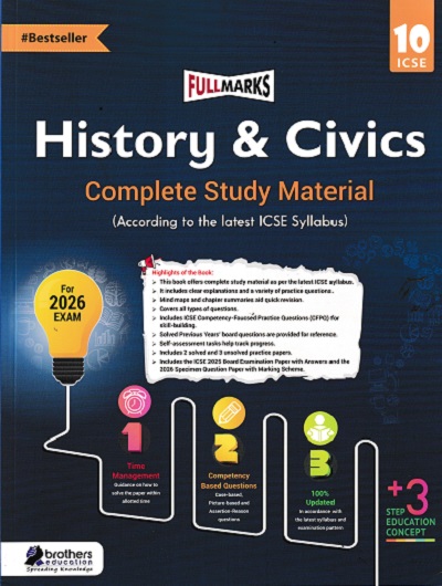 Full Marks ICSE History & Civics Class 10 Complete Study Material