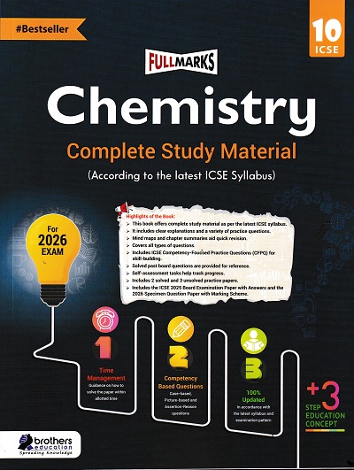 Full Marks ICSE Chemistry Class 10 Complete Study Material
