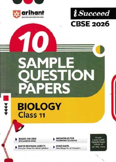 BIOLOGY Class 11th CBSE – ISUCCEED – 10 SAMPLE QUESTION PAPERS 2026
