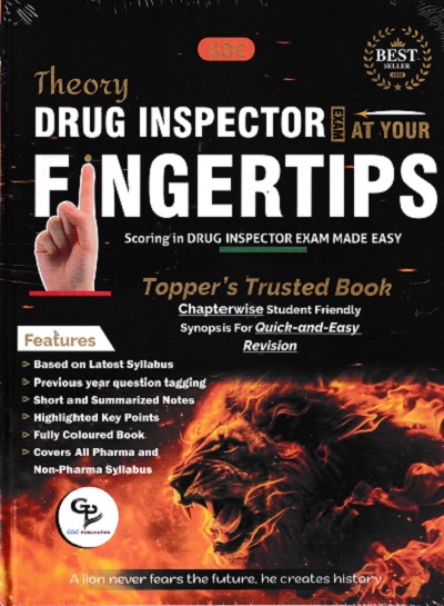 THEORY DRUG INSPECTOR EXAM AT YOUR FINGERTIPS