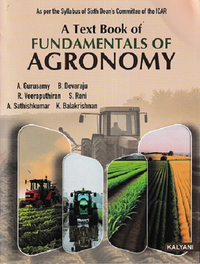 A TEXT BOOK OF FUNDAMENTALS OF AGRONOMY