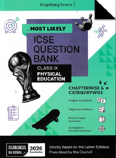 Physical Education Most Likely Question Bank ICSE Class 9 For 2026 Exam