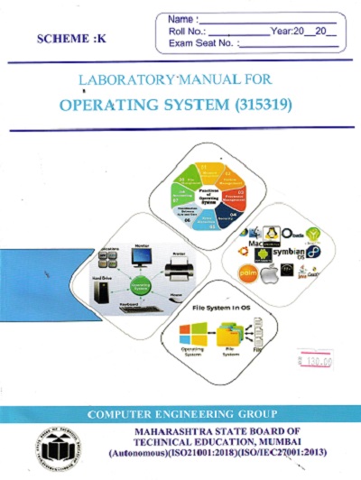 LABORATORY MANUAL FOR OPERATING SYSTEM (315319)