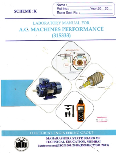 LABORATORY MANUAL FOR AC MACHINES PERFORMANCE(315333)