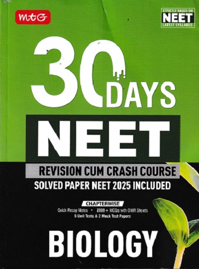 30 DAYS NEET REVISION CUM CRASH COURSE BIOLOGY
