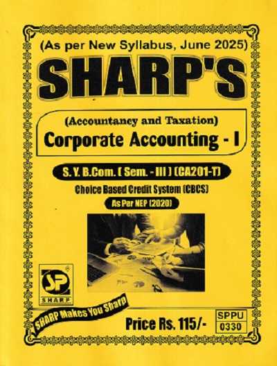 CORPORATE ACCOUNTING -1 SY B.COM SEM 3 CA201-T