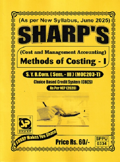 METHODS OF COSTING-1 SY B.COM SEM 3 MOC203-T