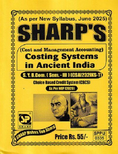 COSTING SYSTEMS IN ANCIENT INDIA SY B.COM SEM 3 CSAI232IKS3-T