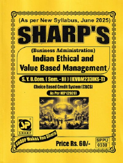 INDIAN ETHICAL AND VALUE BASED MANAGEMENT SY B.COM SEM 3 IEVBM2331KS-T
