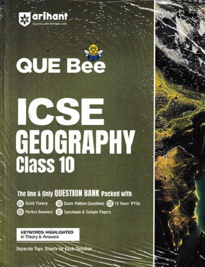 ICSE QUE Bee Geography Class 10 Exam 2026
