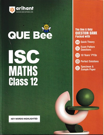 ISC QUE Bee Maths Class 12 Exam 2026