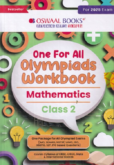 ONE FOR ALL OLYMPIADS WORKBOOK MATHEMATICS CLASS 2