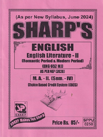 ENGLISH LITERATURE II ROMANTI PERIOD & MODERN PERIOD ENG 652 MJ MA II SEM 4TH