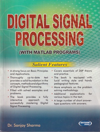 DIGITAL SIGNAL PROCESSING | DR SANJAY SHARMA | S. K. Kataria & Sons