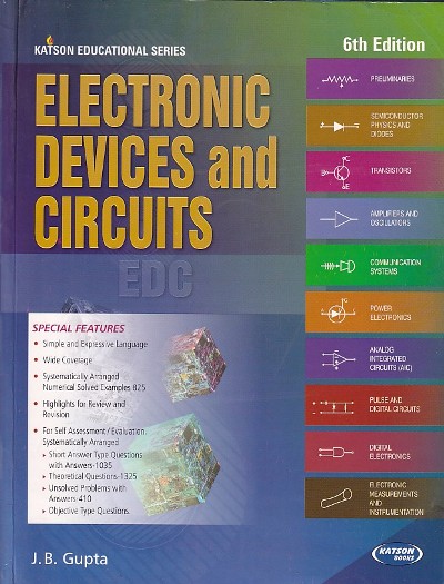 ELECTRONIC DEVICES AND CIRCUITS | J. B. GUPTA | S. K. Kataria & Sons