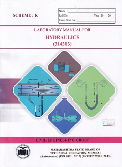 LABORATORY MANUAL FOR HYDRAULICS(314303)