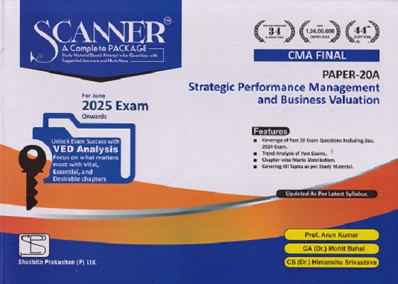SCANNER CMA FINAL PAPER 20A STRATEGIC PERFORMANCE MANAGEMENT AND BUSINESS VALUATION