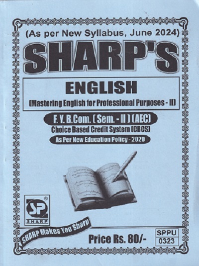 ENGLISH MASTERING ENGLISH FOR PROFESSIONAL PURPOSES -II F Y B COM SEM II (AEC)