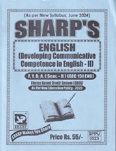 ENGLISH DEVELOPING COMMUNICATIVE OMPETENCE IN ENGLISH -II F Y B COM SEM II (AEC 151 ENG)