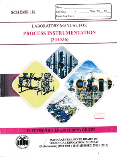 LABORATORY MANUAL FOR PROCESS INSTRUMENTATION(314336)