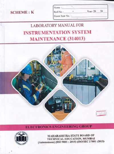 Laboratory Manual for Instrumentation System Maintenance (314013) | Maharashtra State Board |