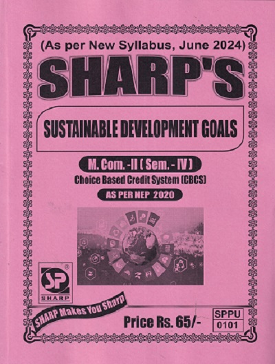 SHARPS SUSTAINABLE DEVELOPMENT GOALS M.COM -II SEM IV |