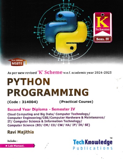 PYTHON PROGRAMMING 2ND YEAR DIPLOMA SEM 4TH| RAVI MAJITHIA