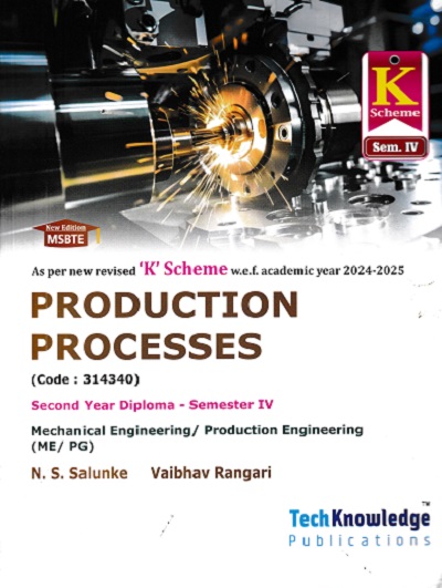PRODUCTION PROCESSES SY DIPLOMA SEM 4TH | N S SALUNKHE