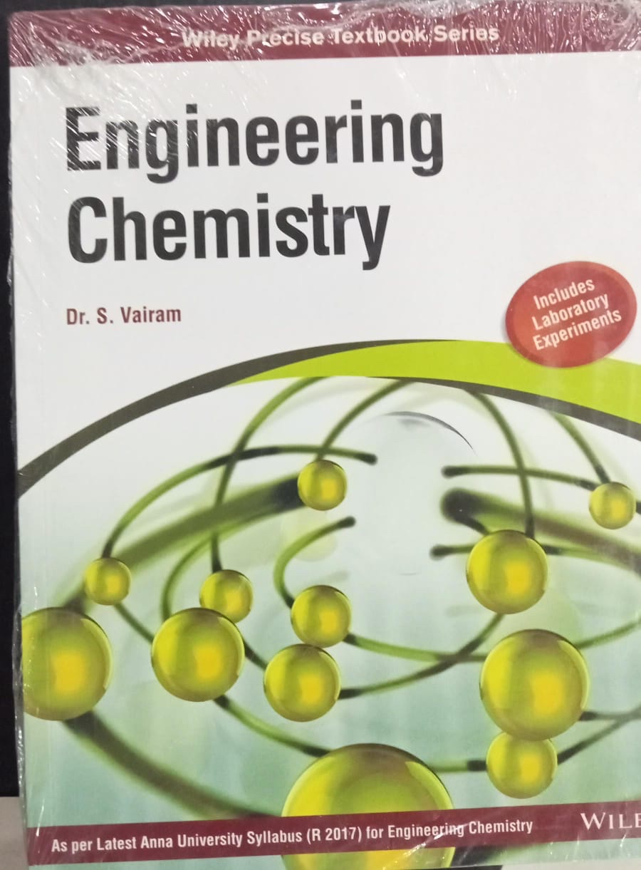 ENGINEERING CHEMISTRY | Dr. S. Vairam | WILEY