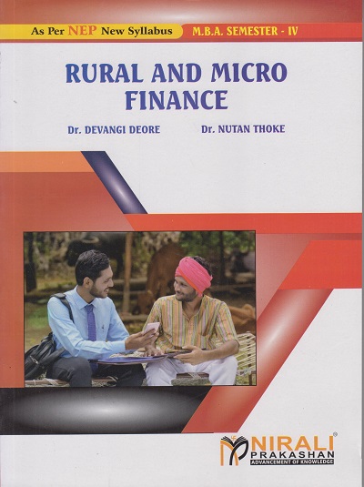 RURAL AND MICRO FINANCE for MBA Semester 4 | Dr. Devangi Deore | Nirali Prakashan
