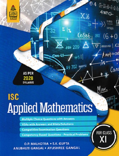 ISC APPLIED MATHEMATICS 11TH | O P MALHOTRA | S.CHAND