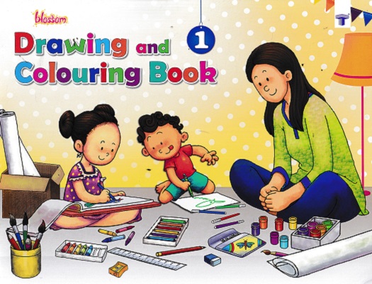 BLOSSOM DRAWING AND COLOURING BOOK 1 | Target